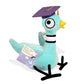 YOTTOY Plush Toy | Mo Willems Pigeon Graduation | 6.5” Polyester Stuffed Animal | Model 681