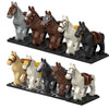 Aliquid Custom Minifigures Horse Set, Custom War Horse Set For Minifigures, Horse Set For Lego Minifigures - 10 Pcs