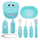 9PCS Plastic Simulation Dentist Play Set Medical Kit Pretend Toy for Kids Hygienic Habbit Cultivation Role Play Game for Childre