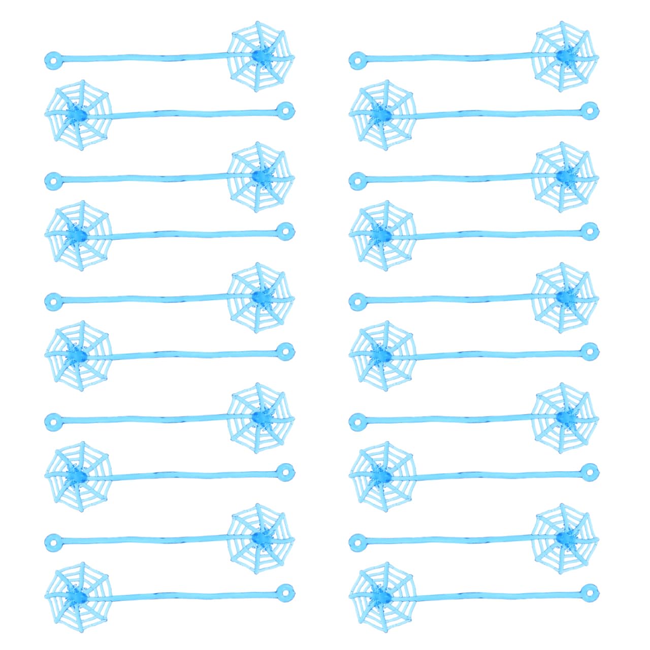 BESPORTBLE 20Pcs Stretchy Spider Web Toys - Elastic Sticky Hands for Kids, Realistic Creepy Design, Safe Skin-Friendly, Versatil