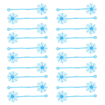 BESPORTBLE 20Pcs Stretchy Spider Web Toys - Elastic Sticky Hands for Kids, Realistic Creepy Design, Safe Skin-Friendly, Versatil