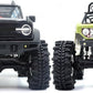 HOBBYSOUL 1.0 Mud Tires 61 * 22.4mm Super Soft Sticky 1.0 Crawler Tires for RC 1/18 TRX4M 1/24 AX24 SCX24 FCX24 Upgrade