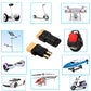 2Pairs XT90 Male Female RC Battery Charger Adapter Connector Compatible with Slash / Rustler / Stampede / Bandit / E Revo RC Car
