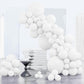 Partywoo White Balloons, 85 Pcs Matte White Balloons Different Sizes Pack Of 18 Inch 12 Inch 10 Inch 5 Inch White Balloons For Balloon Garland Or Balloon Arch As Birthday Party Decorations, White-Y13