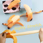 3 Pcs Squishy Banana Toys Simulated Peeling Banana Decompression Toy Stress Relief Simulation Bananas Party Favors For Adults Ap