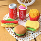 Cllayees 72 Pcs Assorted Food Pencil Erasers Toy Set, Cake Dessert Fruit Puzzle Erasers Toys For Kids Reward Party Favors (Food)