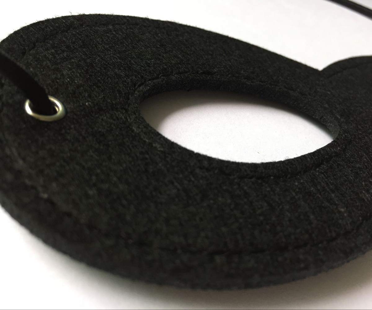 LOVINSHOW 2pcs Black Superhero Felt Eye Masks Halloween Dress Up Masks Cosplay Half Masks with Elastic Rope (2)