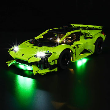 Kyglaring Led Lighting Kit For Lego Technic Lamborghini Hurac  N Tecnica 42161 (No Model) - Light Set Compatible With 42161 Adva