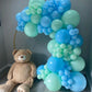 Bezente 36 Inch Blue Giant Balloons - 8 Pack Light Blue Latex Balloons for Birthday, Wedding, Baby Shower Decorations