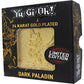 Fanattik Yu-Gi-Oh! - Dark Paladin 24K Gold Plated Limited Edition Card