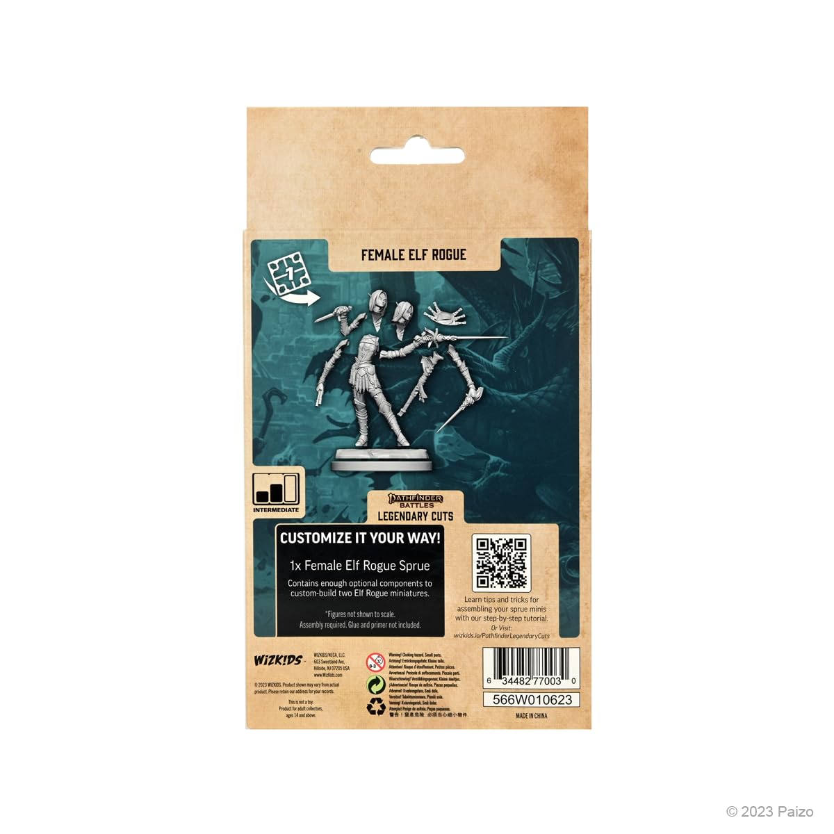 Wizkids Pathfinder Legendary Cuts: Female Elf Rogue