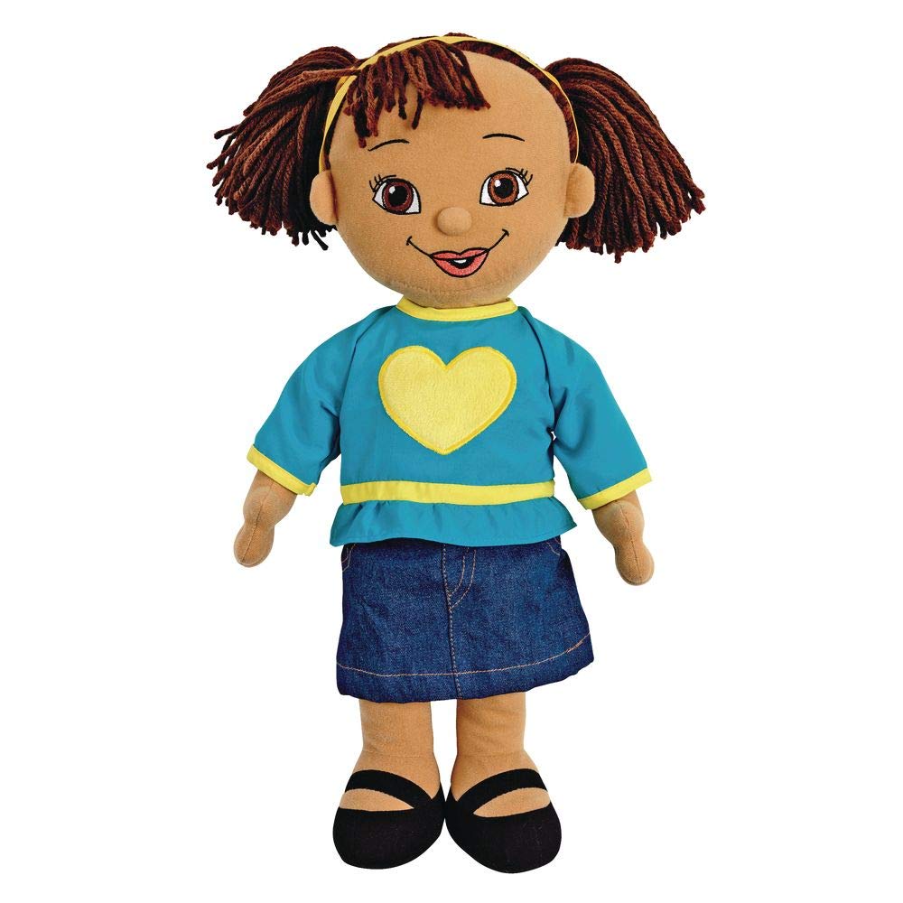 Excellerations 19 Inch Soft Body Doll, Hispanic Girl, Removeable Clothing Cuddle Buddy, Kids Toy, Educational Toys, Baby Doll, First Doll
