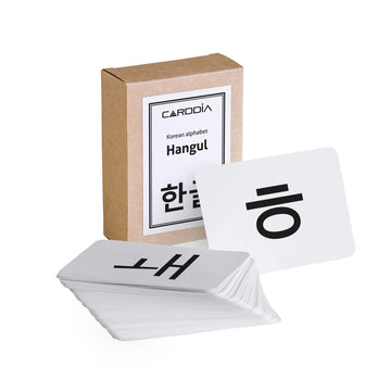 Carddia | Korean Alphabet - Hangul Flashcards | Learn All Consonants & Vowels | Perfect For Self-Study, Beginners & Teachers | Study Korean Language Effectively And Easily