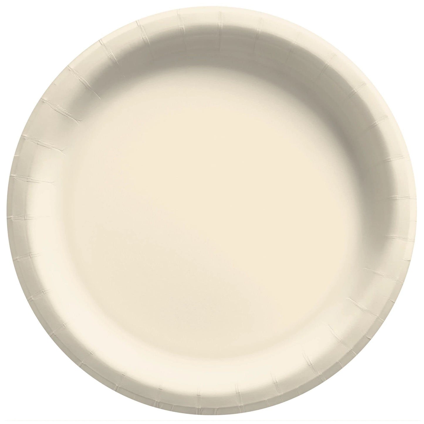 Vanilla Crème Round Paper Plates,10', Pack Of 20 | Party Supply