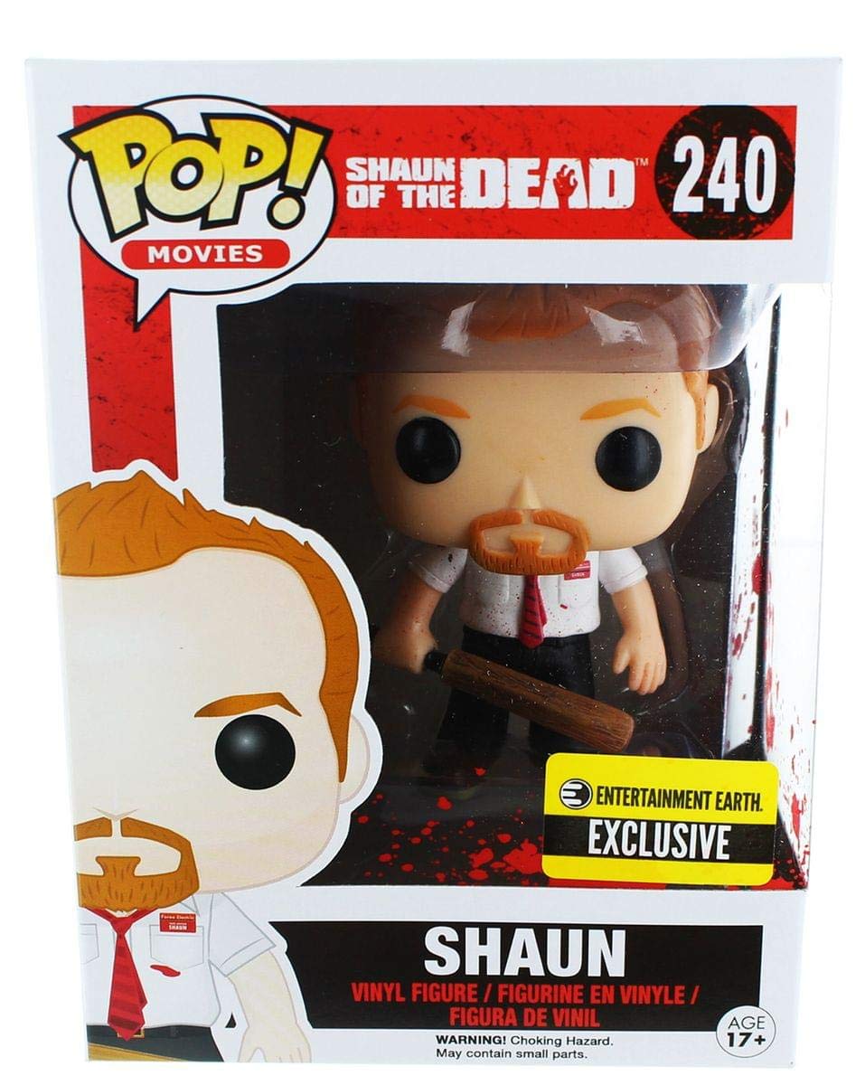 Funko  Figurine Shaun of The Dead  Shaun Bloody Exclu Pop 10cm  0849803061296