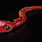 Robo Alive Slithering Snake Series 3 Red By Zuru Battery-Powered Robotic Light Up Reptile Toy That Moves (Red), Multi-Color, 7150A