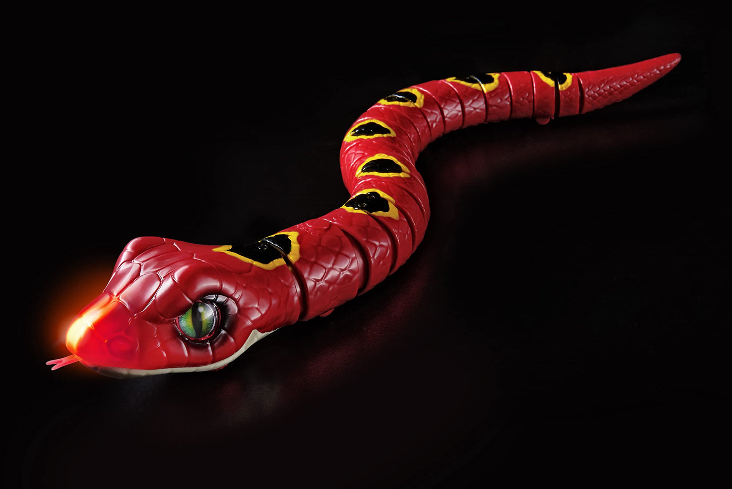 Robo Alive Slithering Robotic Snake Toy 2-Pack - Realistic Movement, Multi-color, Model 7168, Plastic