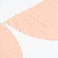 Meri Meri Peach Scallop Pennant Banner (Pack of 2), 13 Party Banner Inlcuding Excess Cord, Meri Meri Garland Birthday Party Dec