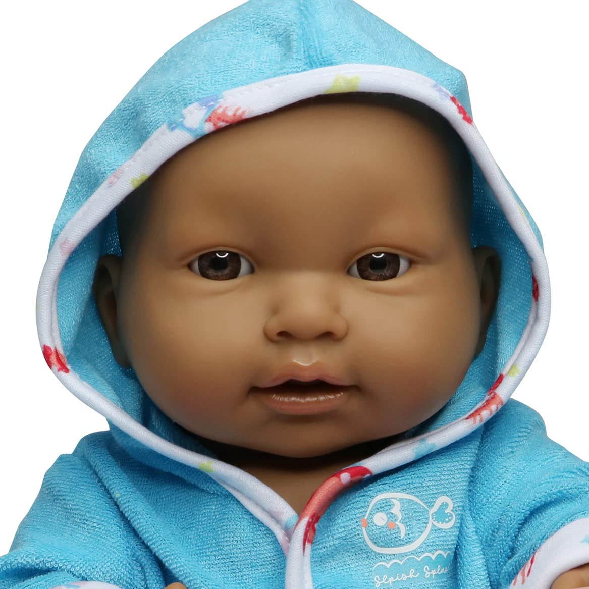 Jc Toys Bath Time Gift Set Featuring Adorable Hispanic Lots To Love Babies 14' All Vinyl Washable Dolls Dressed In Hooded Bathrobe And Diaper, Includes Pacifier And Bath Friend