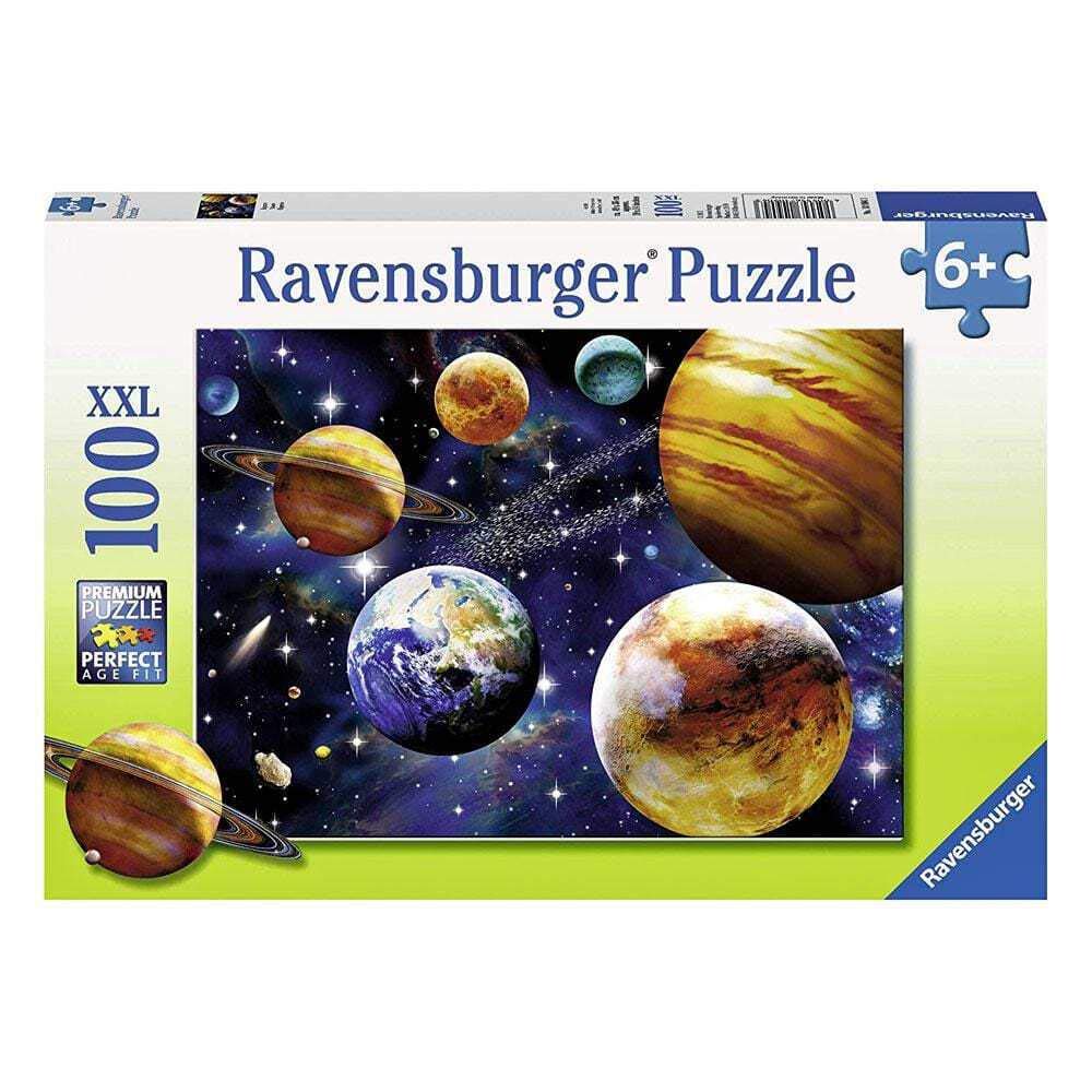 Ravensburger Space 100-Piece Jigsaw Puzzle For Kids - Unique, Pieces | Engaging Space-Themed Artwork | Enhances Concentration And Creativity | Ideal Gift For Birthdays And Holidays