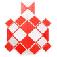 Mipartebo Magic Snake Cube Twist Puzzle 72 Wedges Large Size Twist Fidget Snake Toys Gift Party Favors For Kids Adults Teens Orange