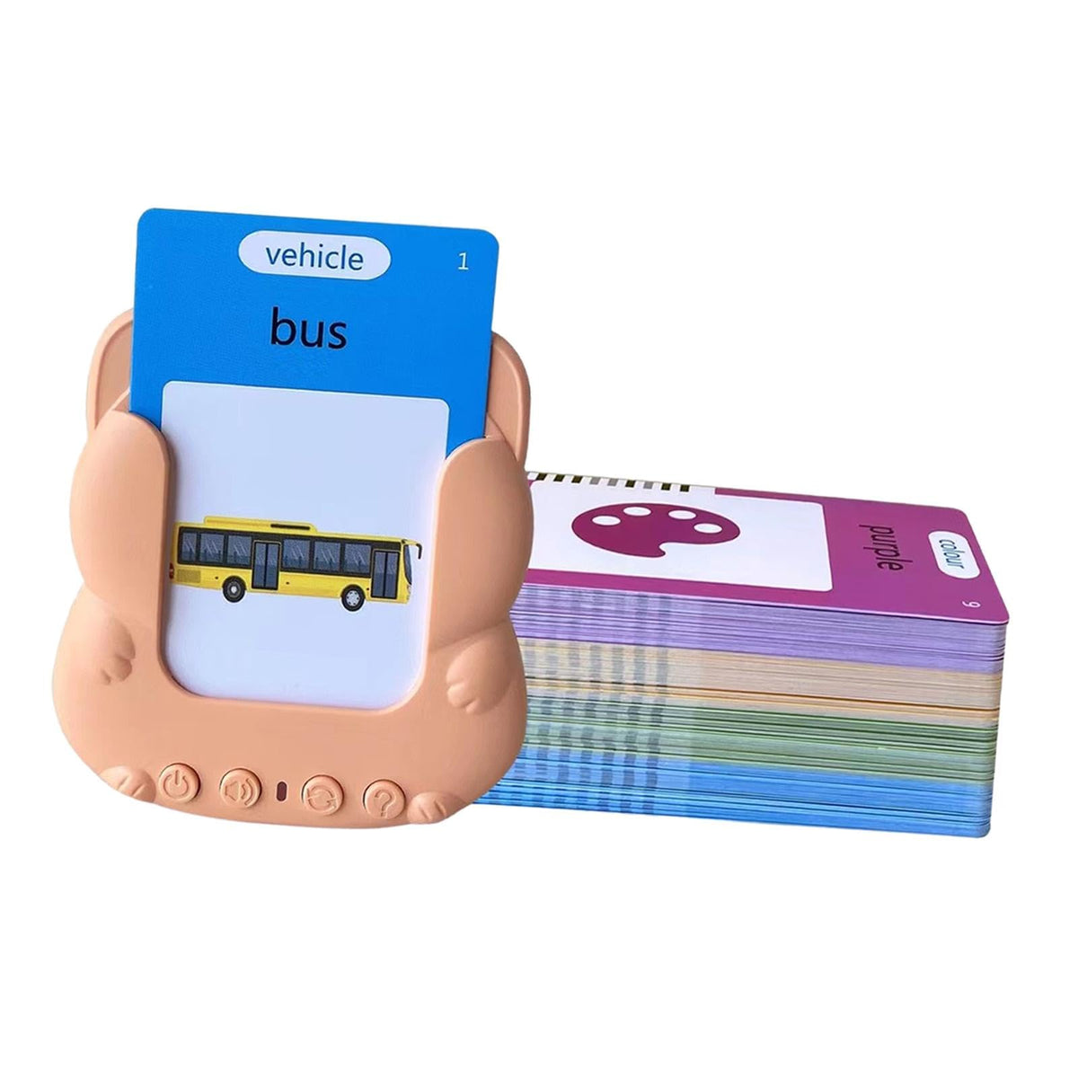Calandis Talking Flash Cards Educational Learning Gift Children Baby Learning Machine 112 Cards