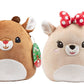 Squishmallows 8-Inch Rudolph & Clarice - Rudolph The Red Nosed Reindeer Set - Official Jazwares Plush - Collectible Soft & Squis