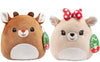 Squishmallows 8-Inch Rudolph & Clarice - Rudolph The Red Nosed Reindeer Set - Official Jazwares Plush - Collectible Soft & Squis
