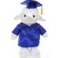 Plushland Plush Stuffed Animal Toys 12 Inches Present Gifts for Graduation Day  Personalized Text  Name or Your School Logo on Gown  Best for Any Grad School Kids (Graduation Sheep Blue Gown)