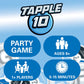 Usaopoly Tapple 10 | Featuring 10 Different Games In 1 | Fast-Paced Fun Family Card Game In Portable Packaging | 1 Or More Players, Ages 8+