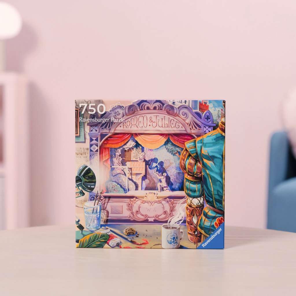 Ravensburger Romeo & Juliet 750 Piece Jigsaw Puzzle - Handcrafted Cardboard, Multicolor, Model 12000997, Perfect Fit for Adults
