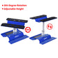 Hobbypark Aluminum RC Car Work Stand Repair Workstation 360 Degree Rotation Lift Or Lower, RC Hex Driver Tools 6-in-1 for 1/10 1