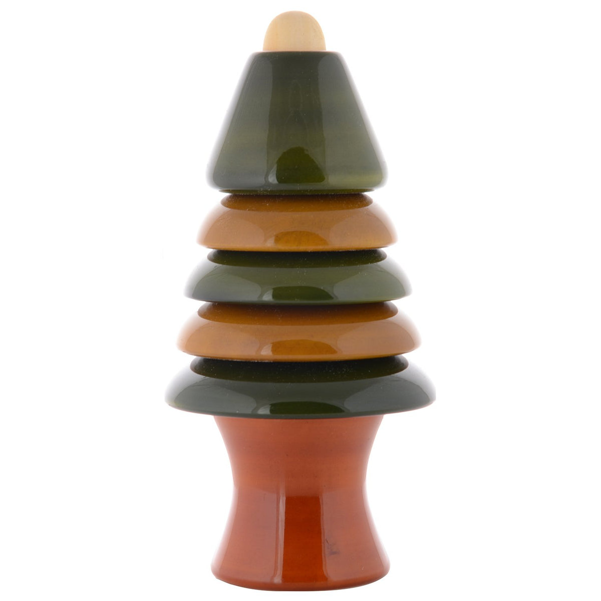 Maya Organic Handcrafted Wooden Toy  Tree Stacker Building Block