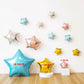 Gold Star Balloons,Pskjatin 50 Pieces 10'' Star Balloons,Gold Foil Star Balloon Mylar Balloons For Party Decorations