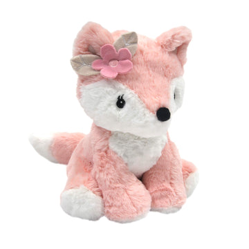 Lambs & Ivy Plush Pink Woodland Fox Stuffed Animal Toy - 9 Inch, Polyester, Model 884043F