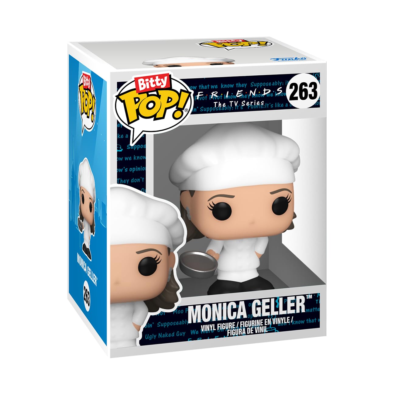 Funko Bitty Pop! Friends - Phoebe, 4-Pack And A Surprise Mystery Mini Figure - 0.9 Inch (2.2 Cm) Collectable - Stackable Display Shelf Included - Gift Idea - Party Bags Stocking - Cake Topper