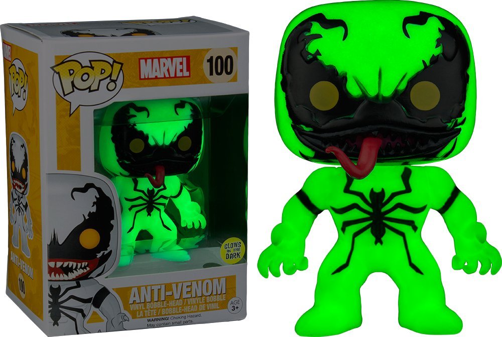 Funko POP! Marvel Anti-Venom #100 GITD Exclusive Vinyl Figure - Multicolor