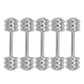 5PCS Miniature Dumbbells 1:12 Miniature Gym Equipment Dollhouse Tiny Dumbbell Toys for Doll House Decoration - 1.1Inch
