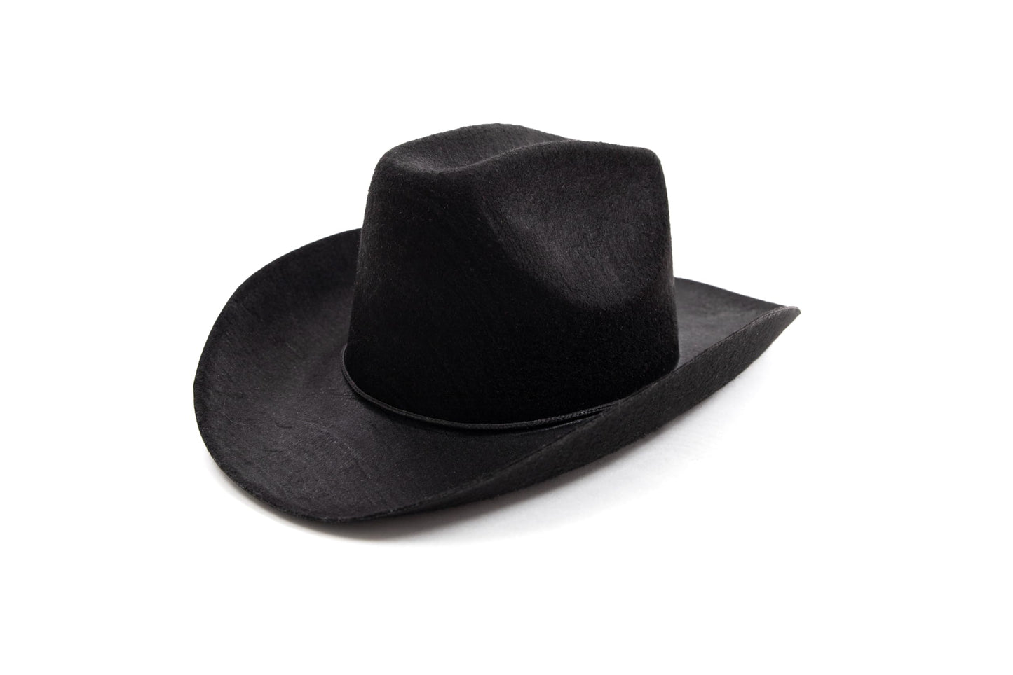 Little Adventures Costume Cowboy and Cowgirl Felt Hats (Black)