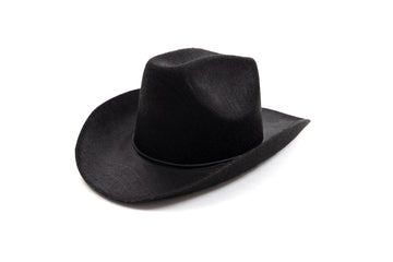 Little Adventures Costume Cowboy and Cowgirl Felt Hats (Black)
