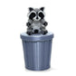 3D Printed Racoon With Trash Can, Articulated Racoon Fidget Toy For Adhd Autism, Gray, Black And White Trashcan Raccoon, Trash P
