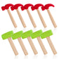 Nagpew 10 Pack Kids Hammer Toy  Wooden Small Simulation Maintenance Tools  Pretend Play Educational Toys for Teens Girls Boys School Games Supplies