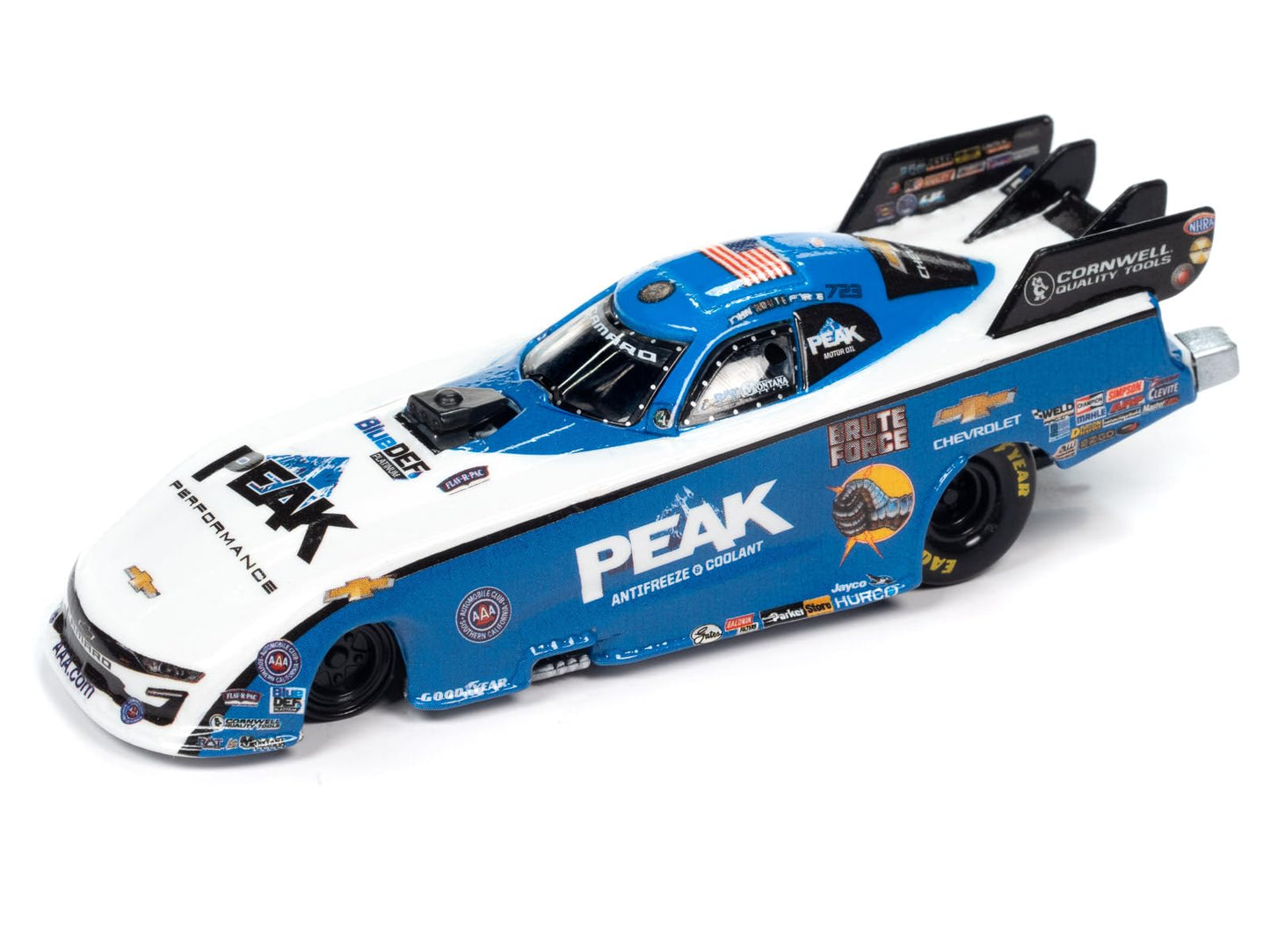 Chevy Camaro Ss Nhra Funny Car John Force Brute Force Peak 2021 Racing Racing Champions Mint 2023 Release 1 Limited Edition 2596
