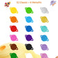 JUPITEARTH Twist Crayons for Toddlers, Non-Toxic Washable, 18 Colors, Easy to Hold, Model JELB007-18, Ideal for Ages 1