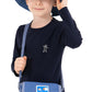 CINKCO Mailman Costume Bucket Hat+Postman Bag (2 in 1) Postman Dress Up for Kids