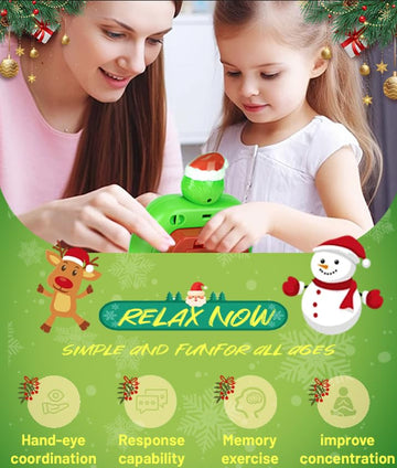 Christmas Pop Push Game Fidget Console Toys For Kids Adults,Quick Push Pop Bubble Up Gifts For Christmas Stocking Stuffers,Handh