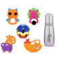 Ramson India Baby Rattle 6 Pcs Set  Safe And Colorful Infant Toy Set For Early Development