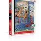 New York Puzzle Company - New Yorker Summer Getaway - 500 Piece Jigsaw Puzzle for Adults by Peter de Sve