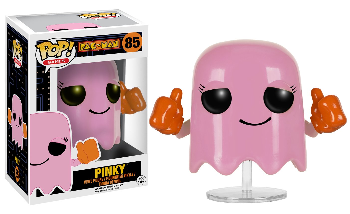 Funko Pop Games: Pac-Man - Pinky Action Figure