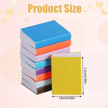 40Pcs Miniature Books, 1:12 Scale Miniatures Dollhouse Books Assorted Colors Tiny Christmas Pretend Play Toy Dollhouse Decoration Accessories Gifts For Boys Girls Bedroom Study Room